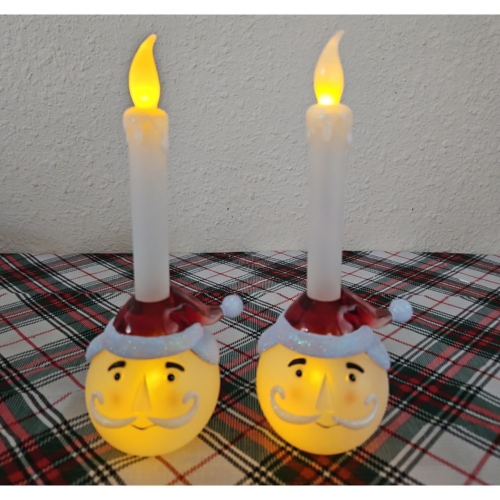 Bethlehem Lights Santa Claus Battery Operated LED Candles